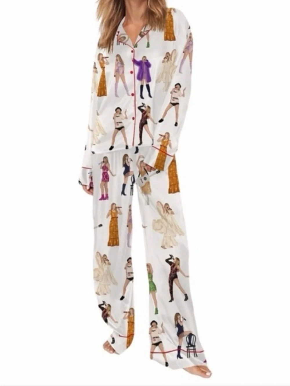 Sheshow Taylor Swift Print Pajama Set